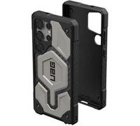UAG Monarch Pro Series - Coque de protection pour téléphone portable - robuste - compatibilité avec MagSafe - plaque de cisaillement en polycarbonate, caoutchouc - titane - pour Samsung Galaxy S25 Ult