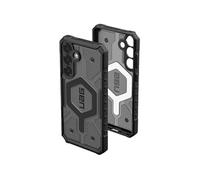 UAG Pathfinder Clear - Coque de protection pour téléphone portable - compatibilité avec MagSafe - polyuréthanne thermoplastique (TPU) - cendre - pour