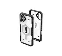 Urban Armor Gear Pathfinder MS Étui Compatible Apple iPhone 16 Plus Case (Chargement sans Fil/magnétique Compatible, Protection Contre Les Chutes) Ice (Transparent)