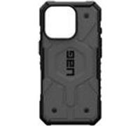 UAG Pathfinder Series - Coque de protection pour téléphone portable - robuste - compatibilité avec MagSafe - polyuréthanne thermoplastique (TPU) - argent - pour Apple iPhone 16 Pro Gris foncé G