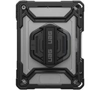 Urban Armor Gear Coque Plasma HK iPad 10,2 – dragonne pivotante, film inclus – Transparent/Noir