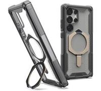 UAG Plasma XTE - Coque de protection pour téléphone portable - compatibilité avec MagSafe - cadre en polyuréthane thermoplastique (TPU) - frêne/titane - pour Samsung Galaxy S25 Ultra Noir G