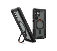UAG Plasma XTE - Coque de protection pour téléphone portable - compatibilité avec MagSafe - noir/orange - pour Samsung Galaxy S25 Ultra