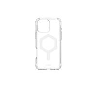 UAG Coque iPhone 16 Pro Max Plyo Pro Series - compatible MagSafe, dos PC, cadre PU - Ice Transparent