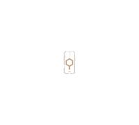 Urban Armor Gear Coque Plyo MagSafe iPhone 16 Pro Max Coins Air‑Soft Ice Gold Transparent