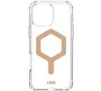 UAG Plyo Series - Coque de protection pour téléphone portable - compatibilité avec MagSafe - plaque arrière de PC, cadre en polyuréthane thermoplastique (TPU) - glace d'or - pour Apple iPhone 16 Pro M