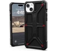 UAG Rugged Case for Apple iPhone 15 Plus [6.7-inch] - Monarch Kevlar Black - Coque de protection pour téléphone portable - polycarbonate, caoutchouc, DuPont Kevlar, alliage métallique - kevlar noir - 