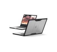 UAG Rugged Case for Apple Macbook Air 15" M2 A2941- Plyo Series- Clear - Sacoche pour ordinateur portable - glacé, noir