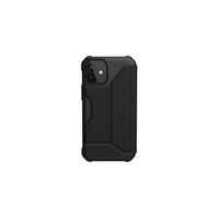 UAG Rugged Case for iPhone 12 Mini 5G [5.4-inch] - Metropolis Black PU - Protection à rabat pour téléphone portable - robuste - polyuréthane - armure