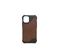 UAG Rugged Case for iPhone 12 Mini 5G [5.4-inch] - Metropolis LT Leather Brown - Coque de protection pour téléphone portable - robuste - cuir italien