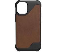UAG Rugged Case for iPhone 12 Mini 5G [5.4-inch] - Metropolis LT Leather Brown - Coque de protection pour téléphone portable - robuste - cuir italien souple - armure de cuir brun - 5.4" - pour Apple i