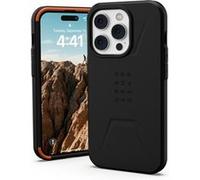 UAG Rugged Case for iPhone 14 Pro [6.1-in] - Civilian for MagSafe Black - Coque de protection pour téléphone portable - avec MagSafe - polycarbonate, polyuréthanne thermoplastique (TPU) - noir - pour 