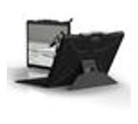 Urban Armor Gear Metropolis Coque Microsoft Surface Pro X Housse (Designed pour Microsoft, Socle Ajustable, Type Couvercle Compatible, Porte-Stylo de Surface) - Noir