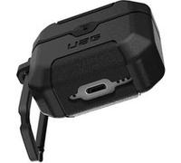 UAG Scout Series - Couvercle de boîtier pour écouteurs sans fil - polyuréthanne thermoplastique (TPU) - noir - pour Apple AirPods 4, 4 with Active Noise Cancellation