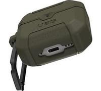 UAG Scout Series - Couvercle de boîtier pour écouteurs sans fil - polyuréthanne thermoplastique (TPU) - vert olive - pour Apple AirPods 4, 4 with Active Noise Cancellation