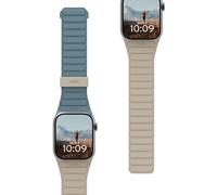 UAG UAG Bracelet Pathfinder réversible en silicone Watch Series 1 t/m 11 / SE / Ultra (44/45/46/49 mm) Dune/Cloud Blue Multicolore