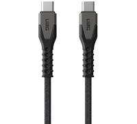 UAG UAG Câble de charge USB-C vers USB-C avec cœur en Kevlar® 1,5 mètre Noir / Gris Noir