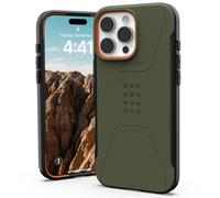 UAG Civilian Series - Coque de protection pour téléphone portable - compatibilité avec MagSafe - vert olive - pour Apple iPhone 16 Pro Max