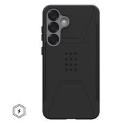 UAG Civilian Series - Coque de protection pour téléphone portable - compatibilité avec MagSafe - polycarbonate (PC) - noir - pour Samsung Galaxy S25+