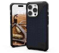 UAG UAG Coque Metropolis LT MagSafe iPhone 16 Pro Kevlar Mallard Bleu