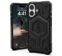 Urban Armor Gear Monarch Case Compatible Apple iPhone 16 Housse (Compatible avec Le Chargement sans Fil, Protection 5 Couches Conforme aux Normes Militaires, Bord surélevé) Carbon Fiber