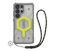 UAG UAG Coque Pathfinder MagSafe avec dragonne Samsung Galaxy S25 Ultra Clear Neon Transparent