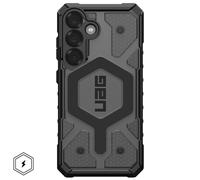 Urban Armor Gear Pathfinder MS Case Samsung Galaxy S25 Coque (Anneau magnétique, Designed for Samsung certifiée, Wireless Charging Compatible, 5,5m Protection) Ash (Gris Transparent)