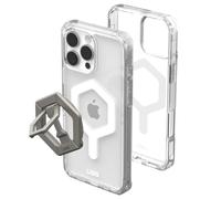 UAG UAG Coque Plyo Pro + Magnetic Ring Stand iPhone 16 Pro Max Ice White / Titanium Transparent