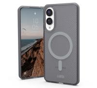 Urban Armor Gear Dot Case pour Samsung Galaxy S25 Edge Coque (Anneau magnétique, Designed for Samsung certifié, Chargement sans Fil Compatible) Ash (Gris Transparent)