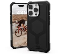 Urban Armor Gear Coque Essential Armor Mince, Robuste, élégante, Anti-Chocs et antidérapante de qualité Militaire pour iPhone 16 Pro 6,3", Compatible avec Le Chargement MagSafe, Noir