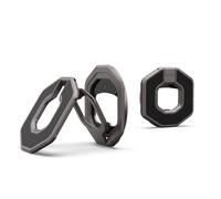 Urban Armor Gear Support magnétique Monarch Mag2 Double anneau rotation 360° Portrait/Paysage Noir