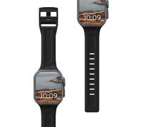 UAG Apple Watch Band 45mm/44mm/42mm, Series 7/6/5/4/3/2/1/SE - Scout Black - Bracelet de montre pour montre intelligente - noir - pour Apple Watch