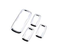 UAGFDFF Bandes Décoration Autocollant Décoratif Interrupteur Lève-vitre Voiture Accessoire Chromé ABS pour Ford pour Ecosport pour Fiesta MK7 Garniture intérieure(Argent)