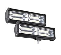 UAGFDFF Bloc Optique LED Pour Voiture Projecteur Tout-terrain 4x4 Phare Antibrouillard À Diode SUV ATV Tracteur Bateau Camion Pelle Barre Caches Anti-Poussière Pour Phares(144W 2PCS)