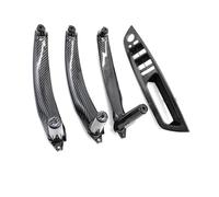 UAGFDFF Couvercle dpanneau intérieur poignée Porte Voiture, pour BMW X5 X6 E70 E71 E72 2007 - 2014 Poignée Porte Intérieure(RHD Carbon Set)