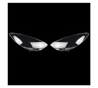 UAGFDFF Couvercle Phare Voiture Coque De Phare Avant Voiture Pour Mazda 2 Pour M2 2007~2012 Couvercle, Phares En Verre Lentille Capuchons Lampe Spoilers de phares(A pair)