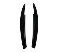 UAGFDFF Couvercle Phare Voiture Couverture D'autocollants De Garniture Paupières Sourcil Phares Avant Voiture Pour VW Pour Scirocco Pour R GTS 2008-2017 Phare Spoilers de phares(Noir brillant)