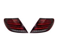 UAGFDFF Couvercle Phare Voiture Feux Arrière Feu De Style Voiture Pour Benz Pour W204 2007-2013 Pour Maybach LED DRL Clignotant Frein Inverse Accessoires Auto Spoilers de phares