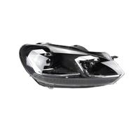 UAGFDFF Couvercle Phare Voiture Phares De Pièces D'auto Pour VW Pour Golf 6 R20 MK6 2009-2012 Dernier Style LED Feux Jour Double Accessoires Voiture Modifiés Spoilers de phares(Sliver line,LHD)