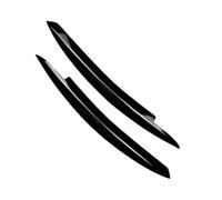 UAGFDFF Couvercle Phare Voiture Pour VW Pour Golf 6 Pour MK6 Pour GTI Pour GTR 2008-2013 Accessoires De Voiture Noir Phare Sourcil Paupière Couverture Garniture Décorative Spoilers de phares