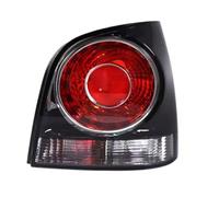 UAGFDFF Feux Arrière Lampe pour VW pour Polo 2006-2010 Boîtier Feu Arrière sans Ampoules Feu Pare-Chocs D'avertissement Accessoires Automobiles(Black Right)
