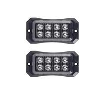 UAGFDFF Feux Position Feu De Gabarit Latéral De Camion Lampe D'avertissement Pour Voiture Camionnette Remorque Camion Tracteur Fourgonnette Clignotant Rétroviseur(8 LED Red)