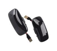 UAGFDFF Feux Position Pour Nissan Pour Maxima Pour Almera Pour Pulsar Pour Cefiro Pour Sunny 2 Pièces Feux Position Latéraux À LED Clignotants Lampes Clignotant Rétroviseur(Smoked)