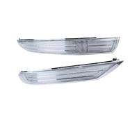 UAGFDFF Indicateur Rétroviseur Paire De Clignotants Rétroviseurs Extérieurs Gauche Et Droit, Lentille Transparente, Pour VW Pour Touareg 2007 2008 2009 2010