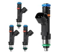 UAGFDFF Injecteur de Carburant Lot De 4 Injecteurs De Carburant en Métal Et ABS pour Ford pour Fusion L4 2.0L Électrique/gaz 2013-2015 0280158179 280158179 Essence Buse Carburant