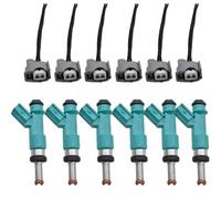 UAGFDFF Injecteur de Carburant Lot De 6 Injecteurs De Carburant avec Bouchons pour Toyota pour Highlander pour Camry pour RAV4 23250-31090 23209-31090 2325031090 2320931090 Essence Buse Carburant