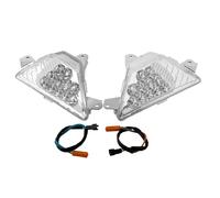 UAGFDFF Phares avant moto Pour KAWASAKI Pour NINJA 400 650 Pour NINJA 1000 ZX-6R 2013-2023 Clignotant Avant À LED Moto(Clear)