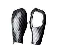 UAGFDFF Voiture Garniture Lot De 2 Couvercles De Levier De Vitesse en Fibre De Carbone pour BMW X5 X6 E70 E71 2008-2017 Autocollant décoratif