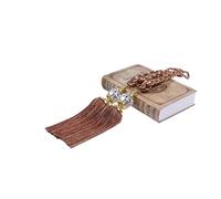 UALXPAO Attaches de Rideaux 2Pcs Decorative Curtain Rope Tie Backs Beaded Tassel Fringe Tiebacks for Clip Home Decor Holder Buckle pour Décoration de Maison(Mixed Coffee)