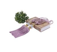 UALXPAO Attaches de Rideaux 2Pcs Decorative Curtain Rope Tie Backs Beaded Tassel Fringe Tiebacks for Clip Home Decor Holder Buckle pour Décoration de Maison(Light Purple)